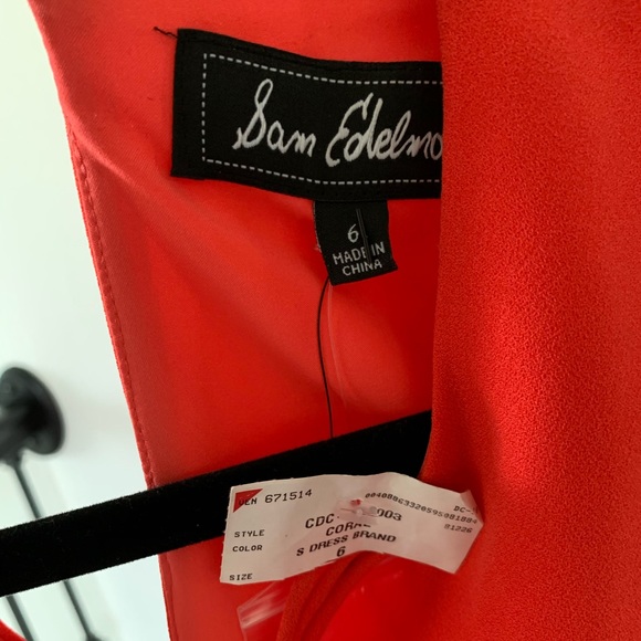 Sam Edelman Coral Bell Sleeve Dress NWT - Picture 7 of 10